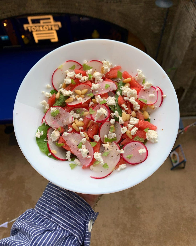 Watermelon, Radish and Feta Salad 
