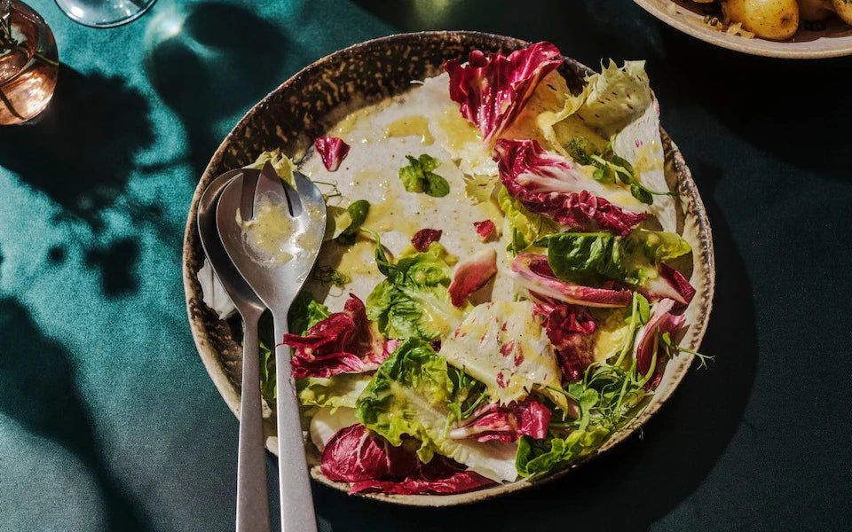 A Simple Salad & Simple vinaigrette