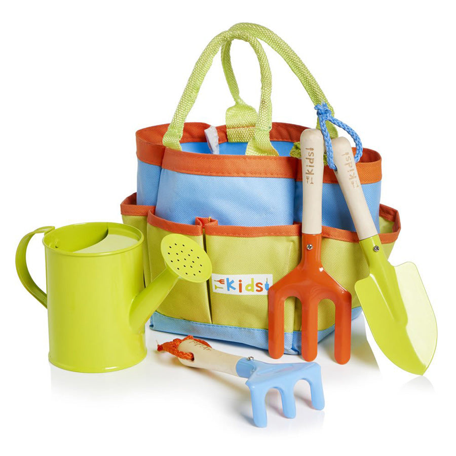 Kids' Watering Can, Trowel, Rake, Fork